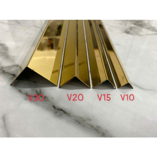 V 30MM INOX GẤP MÉP