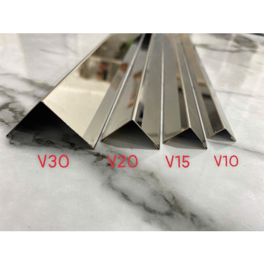 V 50MM INOX GẤP MÉP