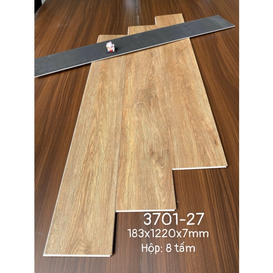 Sàn Nhựa Hèm Khóa 7mm form sẵn 3701-27