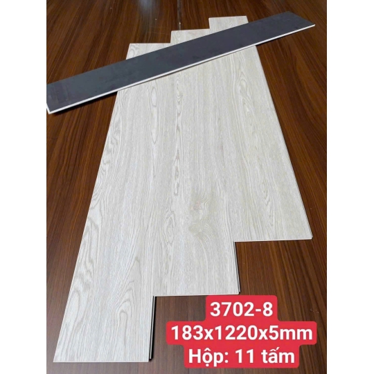 Sàn Nhựa Hèm Khóa 5mm form sẵn 3702-8