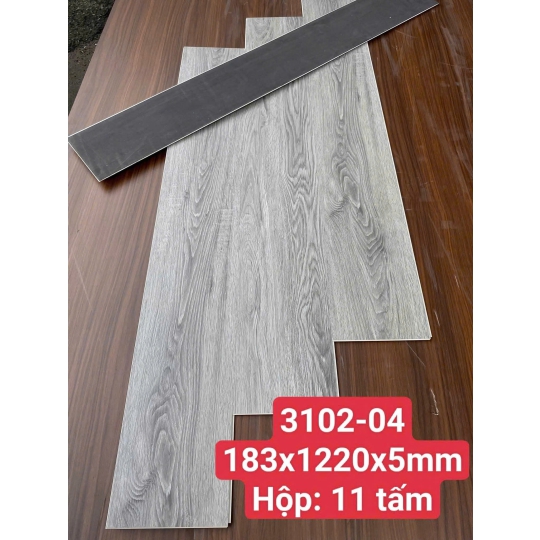 Sàn Nhựa Hèm Khóa 5mm form sẵn 3102-04