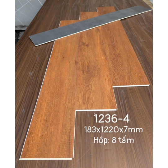 Sàn Nhựa Hèm Khóa 7mm form sẵn 1236-4