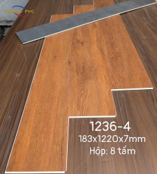 Sàn Nhựa Hèm Khóa 7mm form sẵn 1236-4
