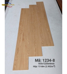 Sàn Nhựa Hèm Khóa 4mm 1234-8