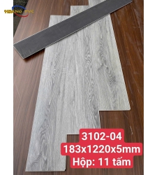 Sàn Nhựa Hèm Khóa 5mm form sẵn 3102-04