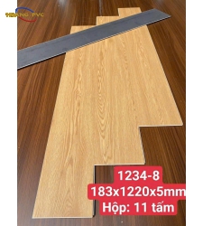 Sàn Nhựa Hèm Khóa 5mm form sẵn 1234-8